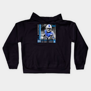 T.J. Hockenson Paper Poster Kids Hoodie